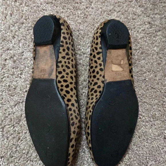 Jimmy Choo Cheetah Print Ponyhair Flats Authentic - Picture 3 of 12